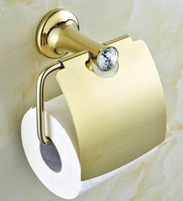 ACCESSORIES PG25-005 TISSUE HOLDER GOLD