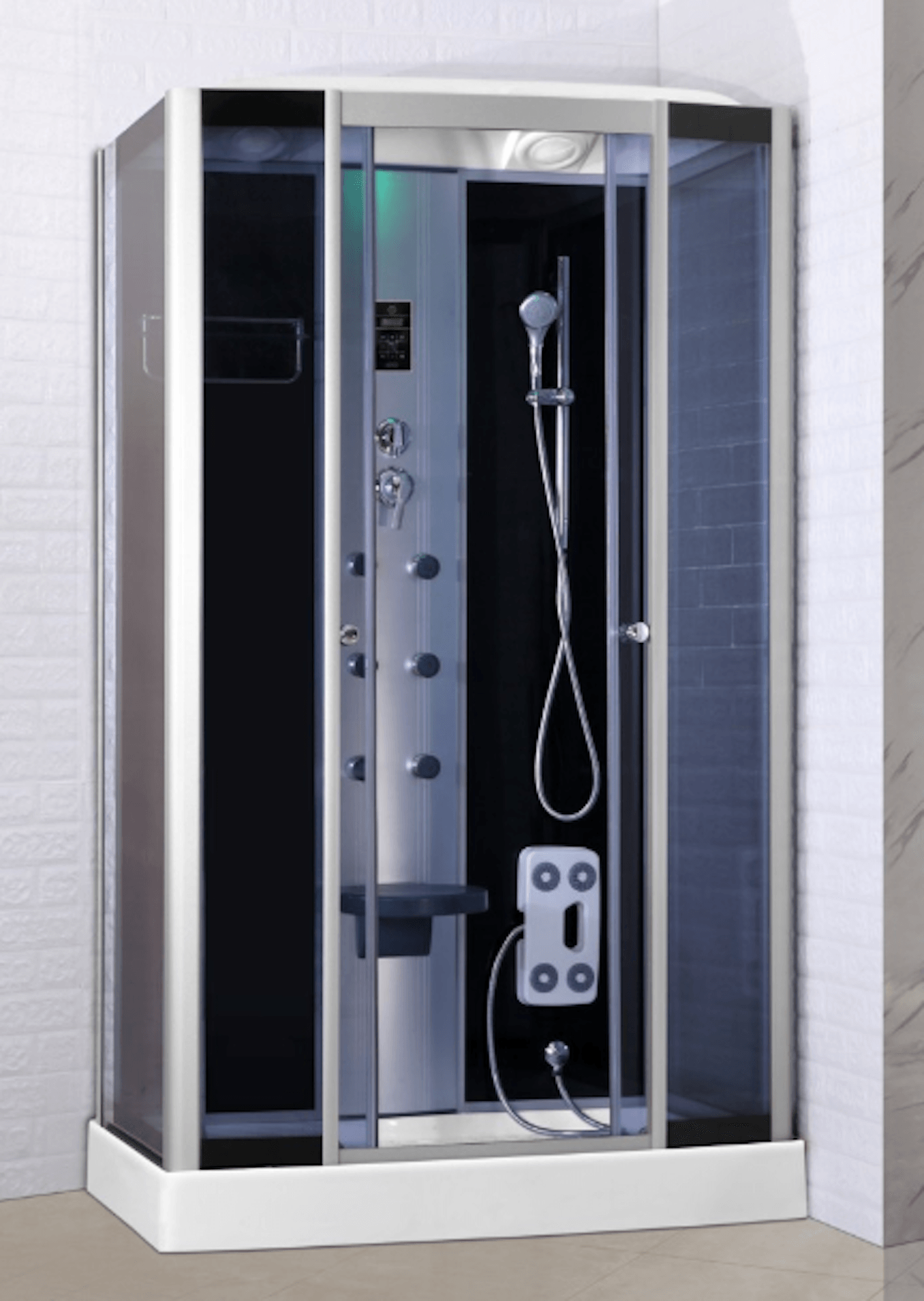 SHOWER ENCLOSURE WHITE FS1019 (1000X900X1900)