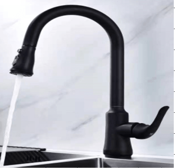 FAUCET KITCHEN P-HC010 BLACK