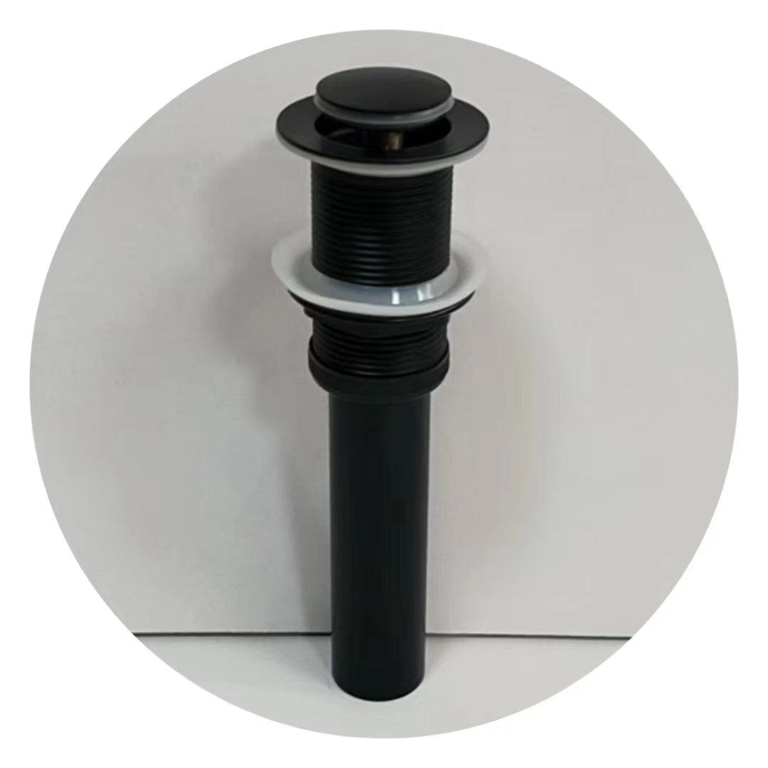 DRAIN BASIN XX-013-B BLACK WITH OVER FLOW