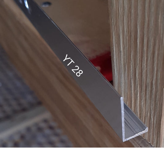 TILE TRIM YT-28 SQUARE SILVER