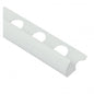 TILE TRIM 10MM WHITE GLOSSY - YIBO